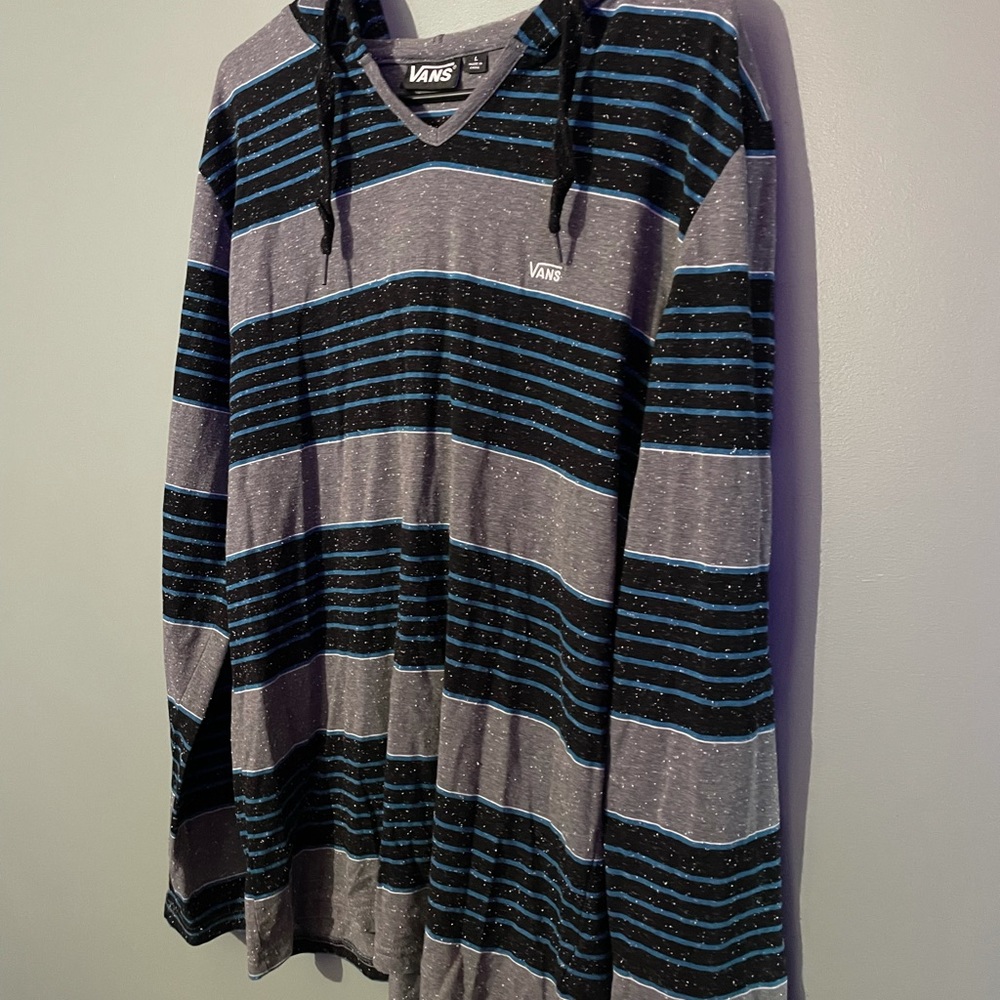 Men’s Vans Long Sleeve Hooded Shirt